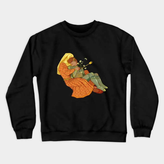 Fallen Knight Crewneck Sweatshirt by marinavermilion